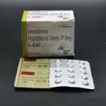 L-CAT Levocetirizine Dihydrochloride 5mg ALU ALU 15×10 Rs 523.50